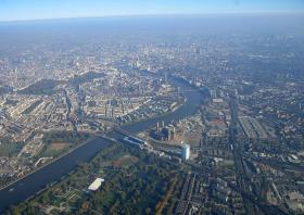 London beim Landeanflug