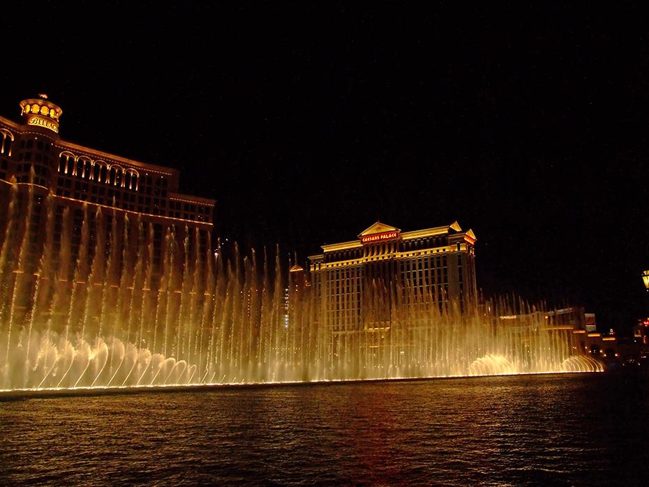 Wassershow vor dem Belaggio, Las Vegas, NV