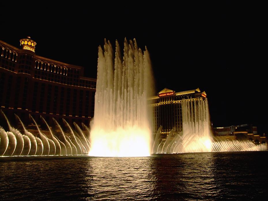 Wassershow vor dem Belaggio, Las Vegas, NV