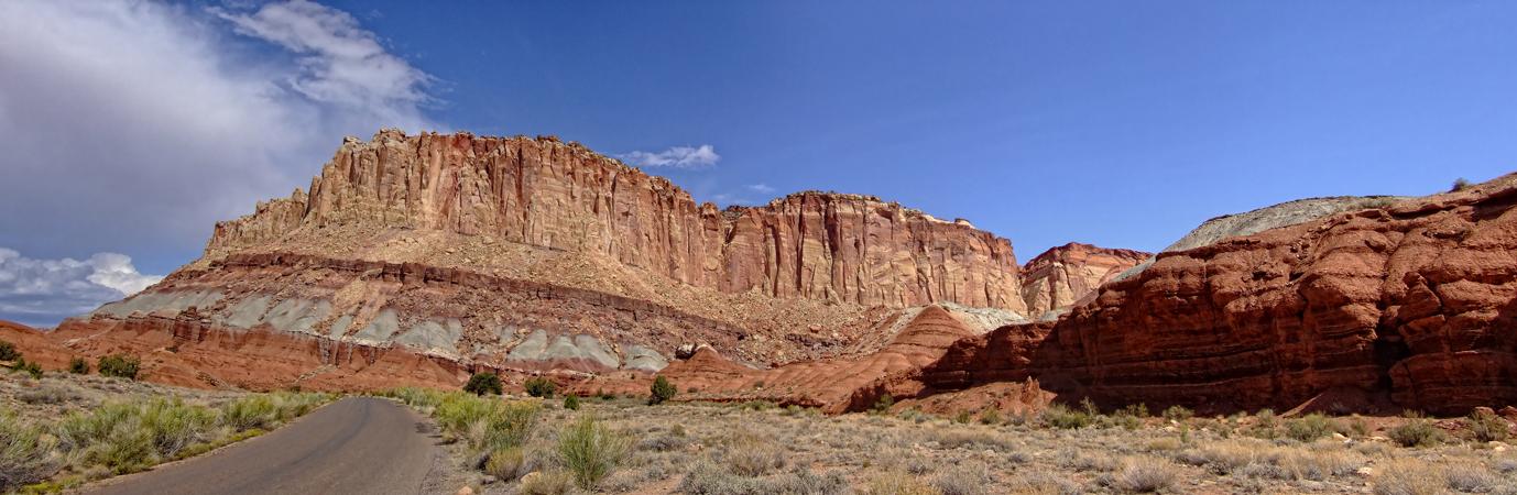 Felswand im Capitol Reef NP, UT