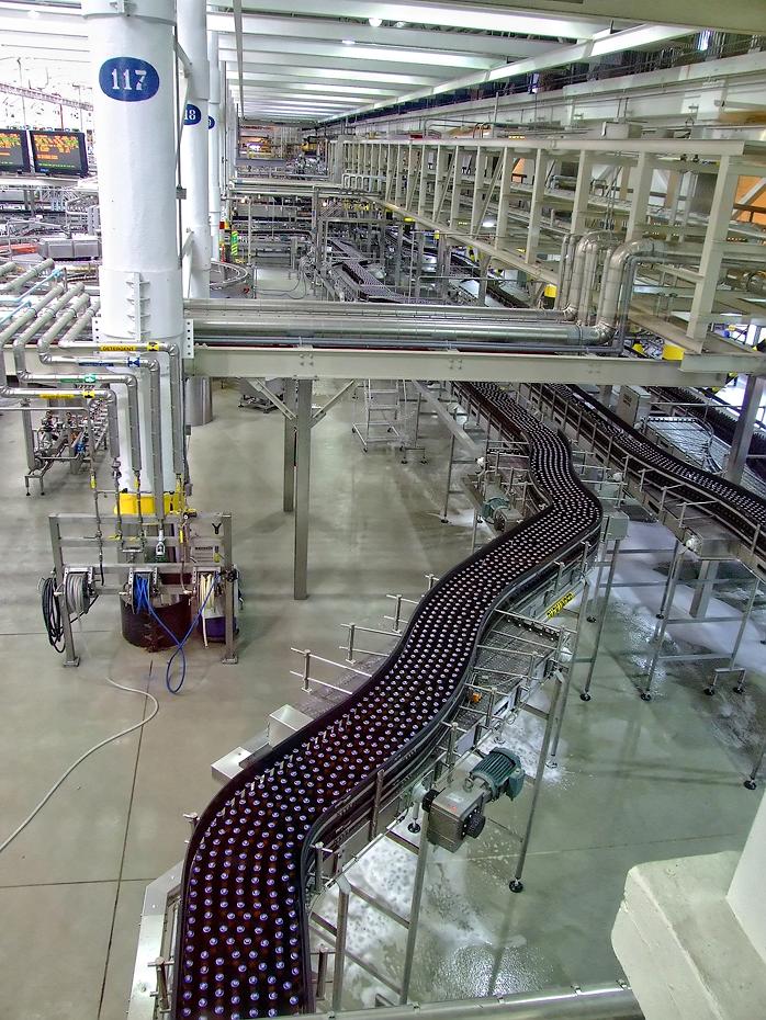Flaschenabfüllanlage, Anheuser Busch Brauerei, St. Louis, MO