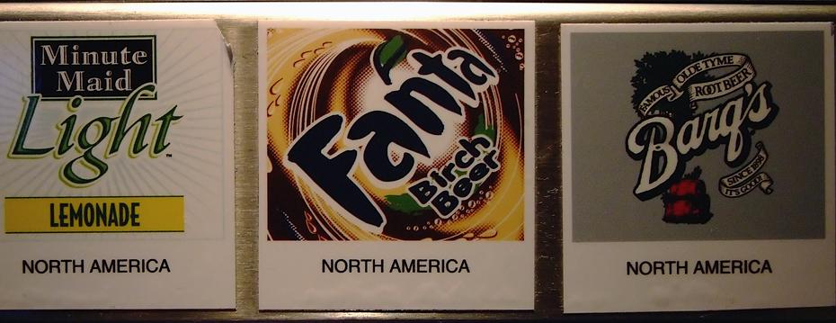 Grausliche Sorten im Tastingroom, New Coca Cola World, Atlanta, GA