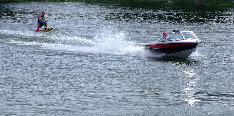 Wasserskishow im Cypress Garden, FL