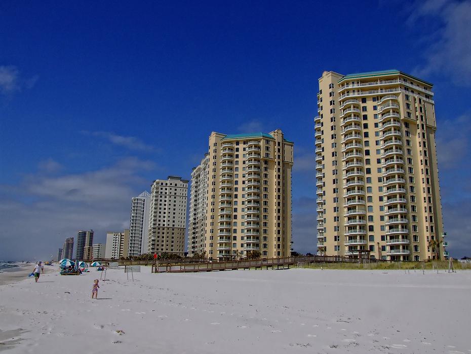 Bettenburgen am Pensacola Beach, FL