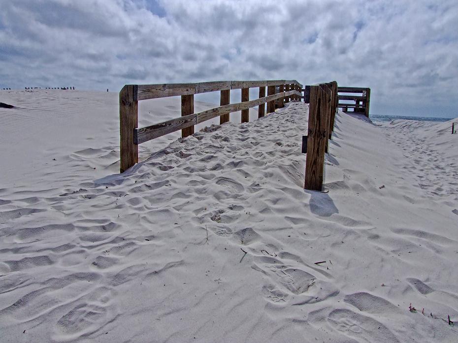 'Brücke' zum Strand, Pensacola Beach, FL