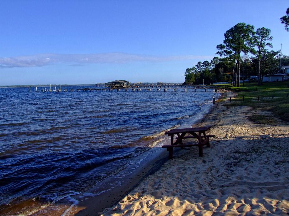 Strand des Campingplatzes, Pensacola Beach, FL