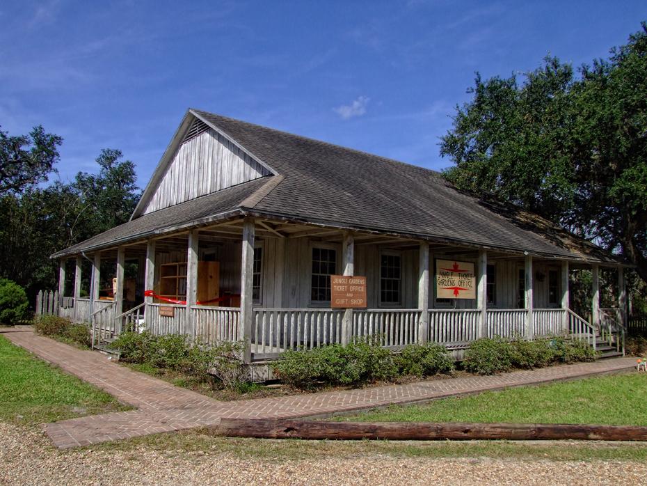 Zahlhäuschen des Jungle Gardens, Avery Island, LA