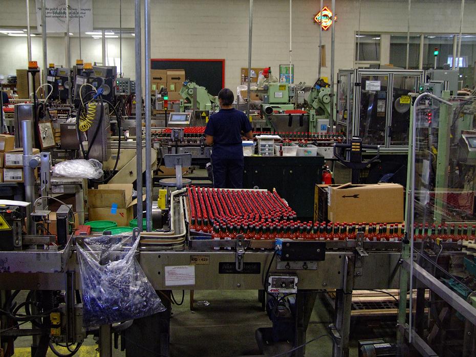 Produktion von Tabasco, Avery Island, LA