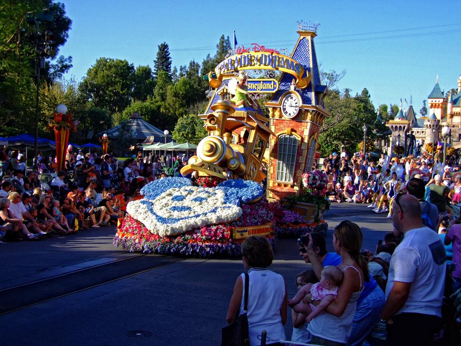 Parade in Disneyland, Anaheim, CA