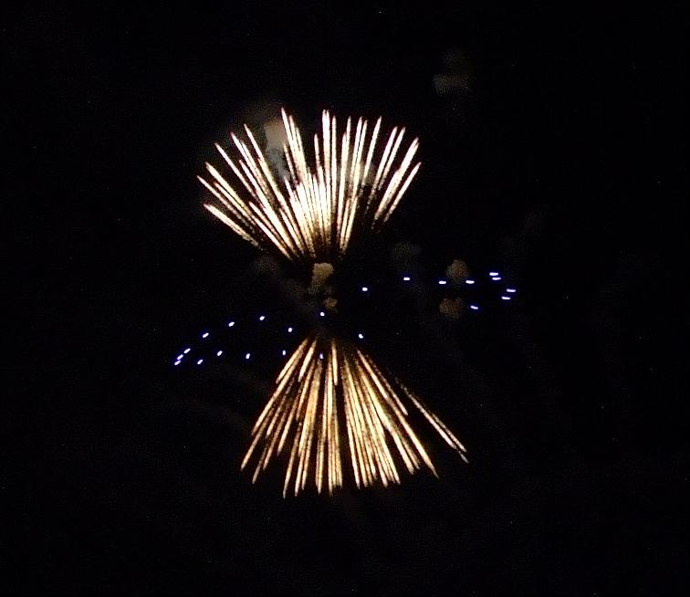 Feuerwerk im Disneyland, Anaheim, CA