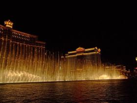 Wassershow vor dem Belaggio, Las Vegas, NV