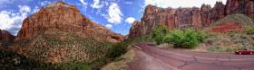 Bergstraße Richtung Tunnel, Zion NP, UT