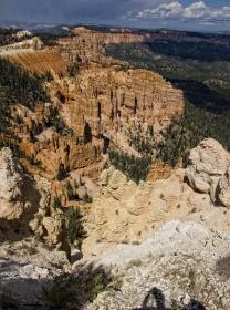 Blick auf das Cliff, Bryce NP, UT
