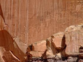 Felszeichnungen im Capitol Reef NP, UT