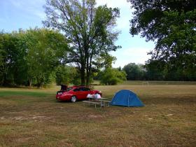 Einsamer Campingplatz, Prizer Point, KY