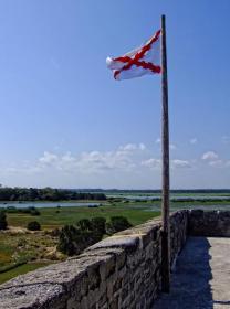 Blick vom Dach des Fort Mantanza NM, FL