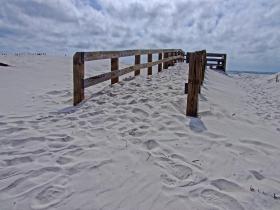 'Brücke' zum Strand, Pensacola Beach, FL