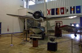 Flugzeug im Hanger beim Battleship USS Alabama, Mobile, AL