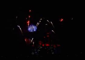 Feuerwerk im Disneyland, Anaheim, CA