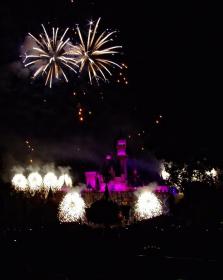 Feuerwerk im Disneyland, Anaheim, CA