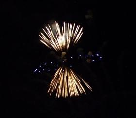 Feuerwerk im Disneyland, Anaheim, CA