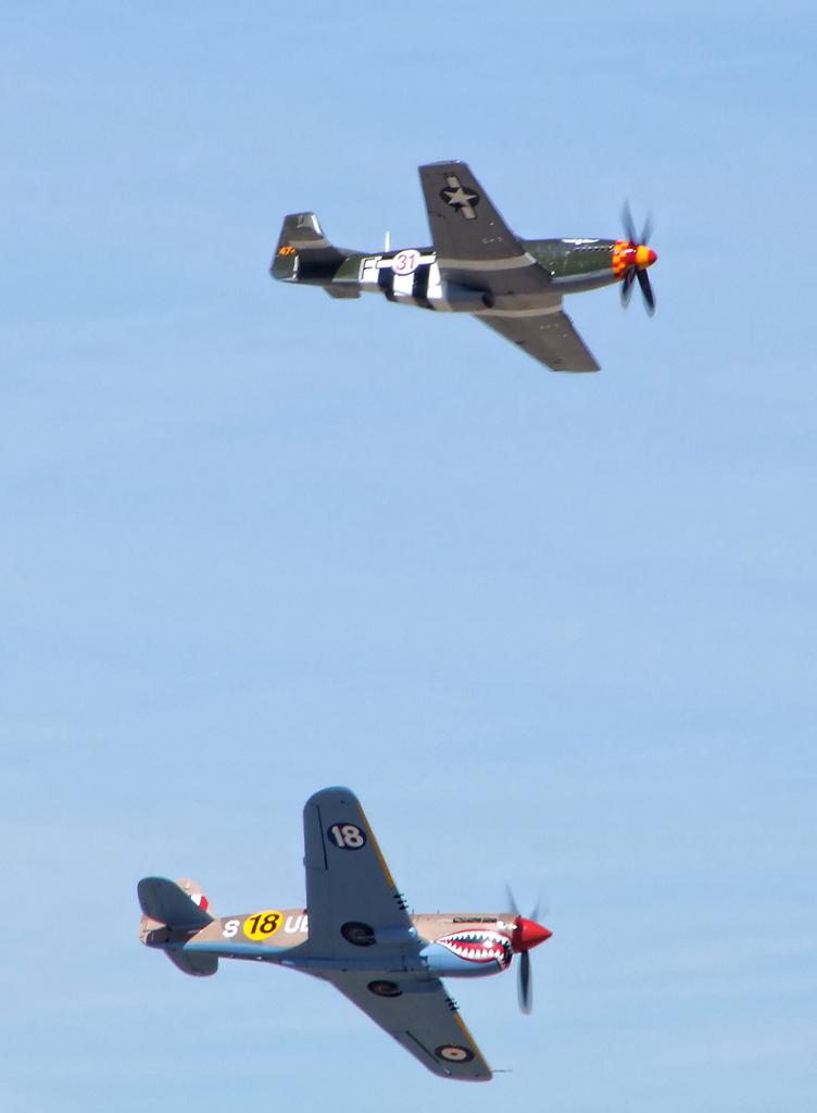 Zwei Propellermaschinen, Airrace, Reno, NV