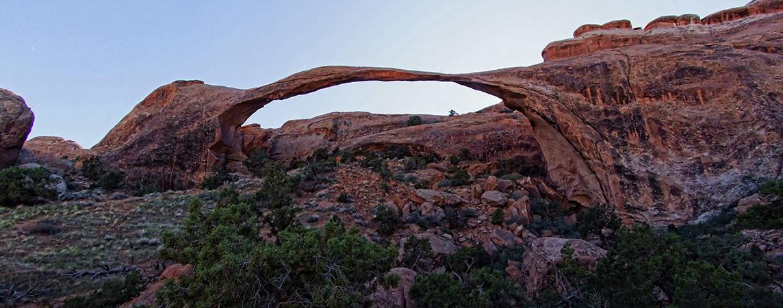 landscape arch, Arches NP, UT