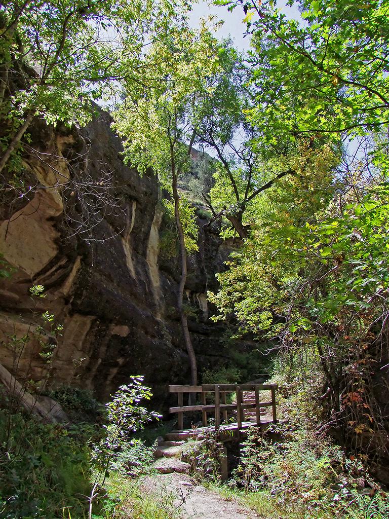AUfstieg zum Gila Cliff Dwellings NM, NM