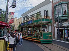 alte Stockstraßenbahn, Farmers Market, Los Angeles