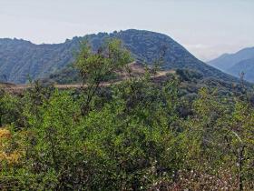 Aussicht auf den Wanderweg, Topanga SP