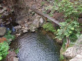 Aquädukt, botanischer Garten, Santa Barbara