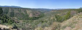 auf dem Weg zum Gila Cliff Dwellings NM, NM